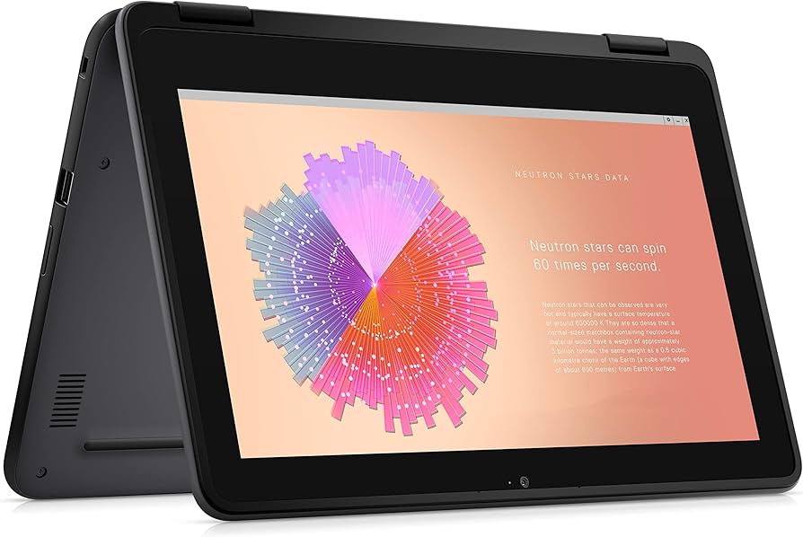 Dell Chromebook 3110 2-en-1 11,6" tactile, 8 Go de RAM, 64 Go eMMC, Intel N5100