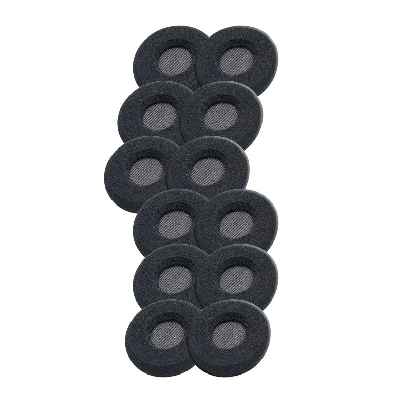 Coussinets d'oreille en mousse YEALINK 330100010026 pour WH62/WH66/UH36/YHS36 (12 pièces)
