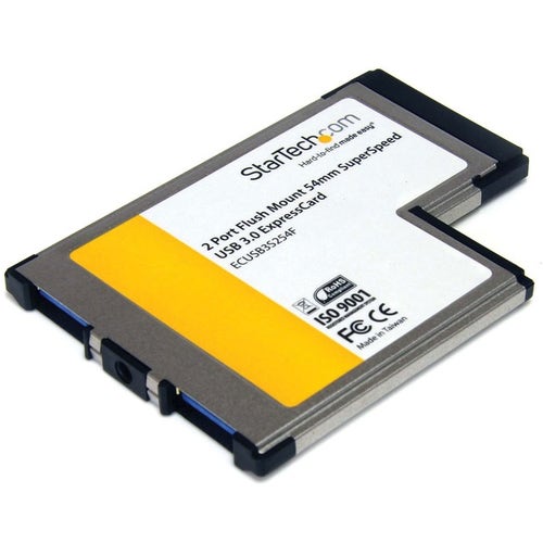 Adaptateur StarTech ExpressCard USB 3.0 2 ports avec prise en charge UASP