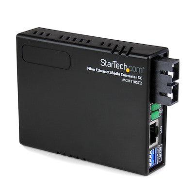 StarTech 10/100 Ethernet to SC Multimode Fiber Media Converter
