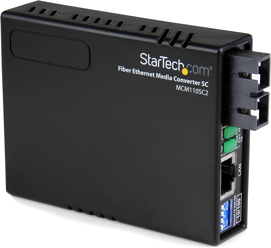 StarTech 10/100 Ethernet to SC Multimode Fiber Media Converter