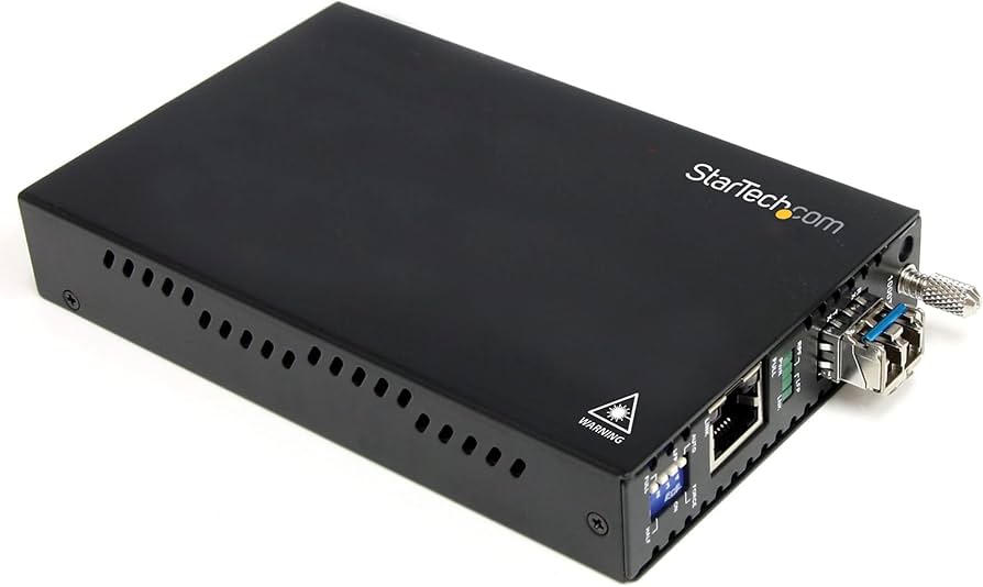 StarTech ET91000LC2 Gigabit Fiber Media Converter (MMF, LC, 550m)