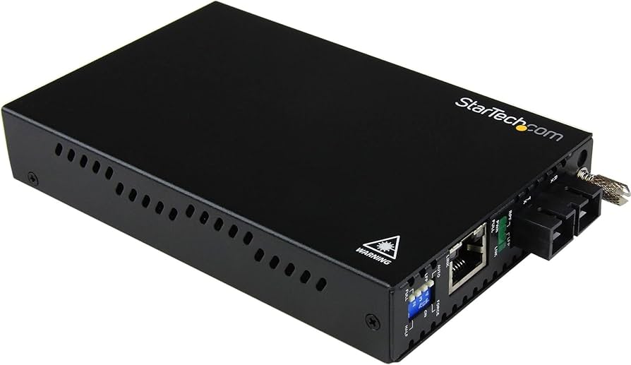 StarTech ET91000SC2 Gigabit MM Fiber Converter, SC, 550m