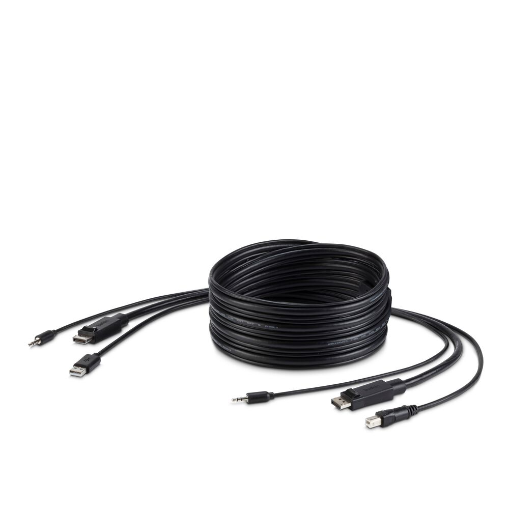 Belkin TAA-Compliant SKVM Cable, DP/USB/Audio, 10ft (F1D9019B10T)