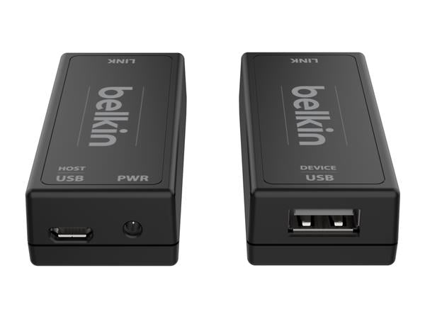 The BELKIN F1DN-USB-XTRC USB Copper Extender Set is designed to provide reliable USB signal extension capabilities in professional AV setups. Compliant with TAA standards and manufactured in the United States, it meets stringent security and quality requirements. Ideal for enterprises and government environments where dependable signal routing is essential.