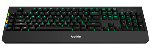 Télécommande KVM sécurisée Belkin avec clavier intégré, F1DN008KBD