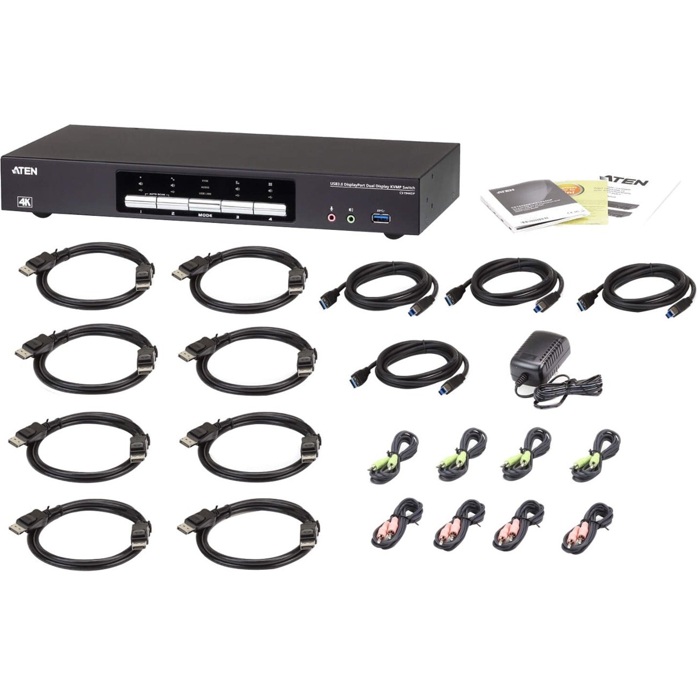 Commutateur KVM de bureau sécurisé Belkin 8 ports DP/HDMI avec CAC, PP4.0