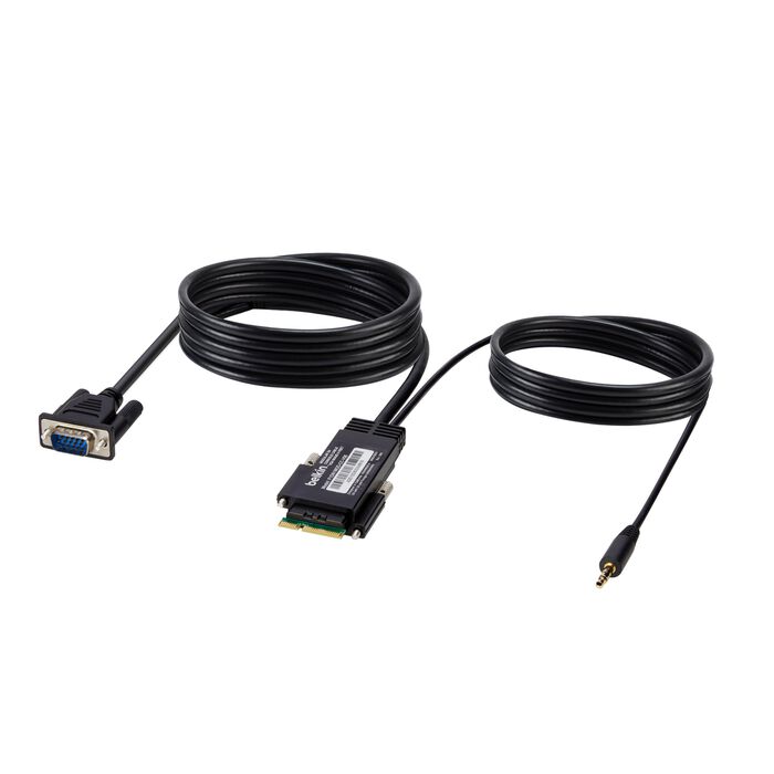 Belkin 6ft VGA Modular SH Console Cable with Audio, TAA Compliant