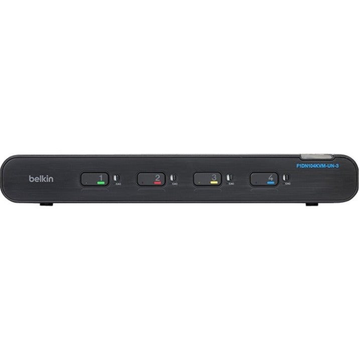 Belkin 4-Port DH SKVM KVM Switch, TAA Compliant