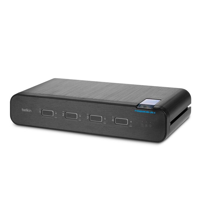 Belkin 4-Port DH SKVM KVM Switch, TAA Compliant