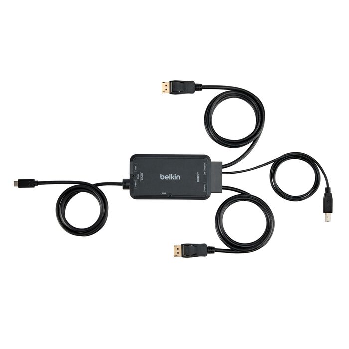 BELKIN TAA DUAL HDMI & DP KVM Cable Set, 6ft, Male-to-Male