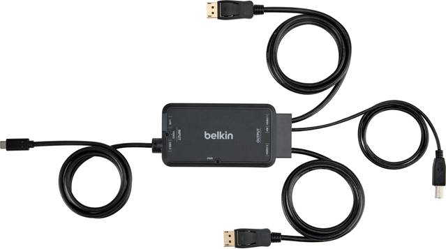 Belkin TAA USB-C to Dual DP USB Cable, 6 ft (F1DN2CCBL-CPN6T)