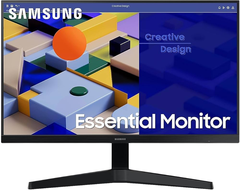 Écran Samsung FT45 24" IPS FHD, 75 Hz, support réglable, F24T454FQN