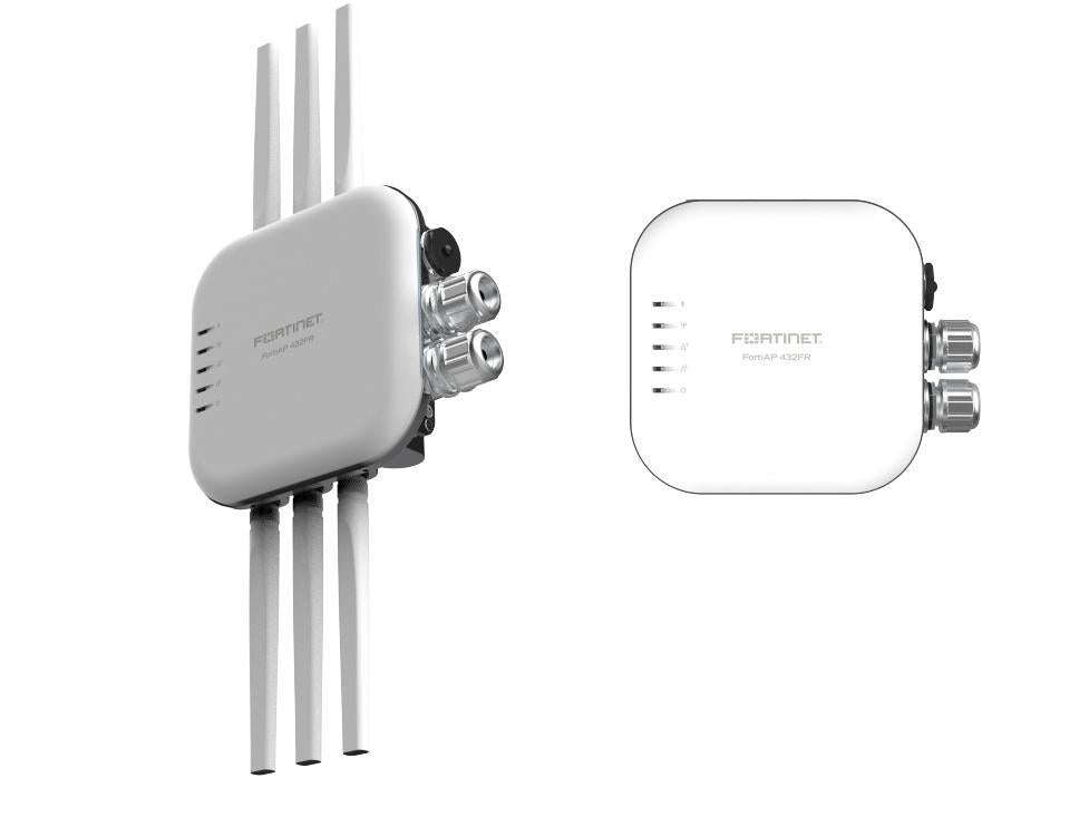 The FORTINET FAP-432FR is a rugged outdoor tri-radio wireless access point designed for mission-critical deployments. With support for 802.11ax and multi-Gigabit Ethernet, it delivers high-throughput wireless performance in harsh environments. The UL Class 1, Division 2 rating makes it ideal for hazardous industrial settings.