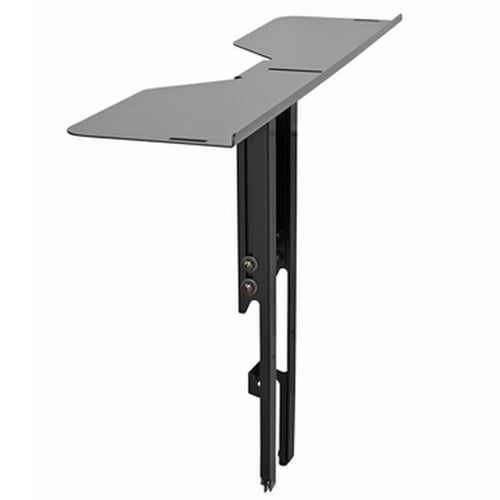 CHIEF FCA503 Black Rack Shelf with Lip, 28.25in x 13in