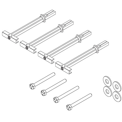 KIT DE BASCULE CHIEF 1/4-20 Grade 5 - FCAT1
