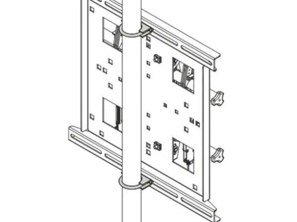 The CHIEF MANUFACTURING FCAVCU20 includes two reliable U-bolts designed for compatibility with monitor or display mounting systems. Built in the United States and compliant with TAA standards, this accessory supports secure mounting configurations in professional AV environments.