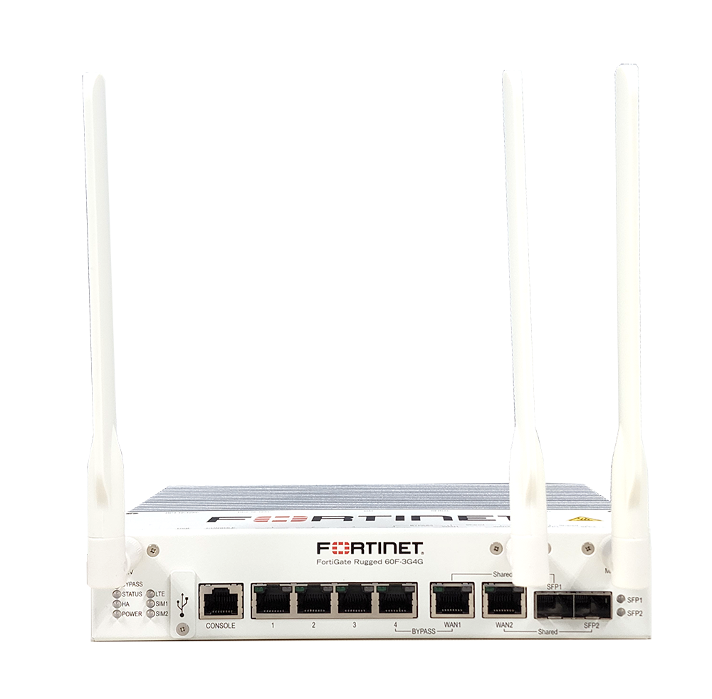 Pare-feu Fortinet FGR-60F-3G4G avec FortiCare et FortiGuard (1 an)