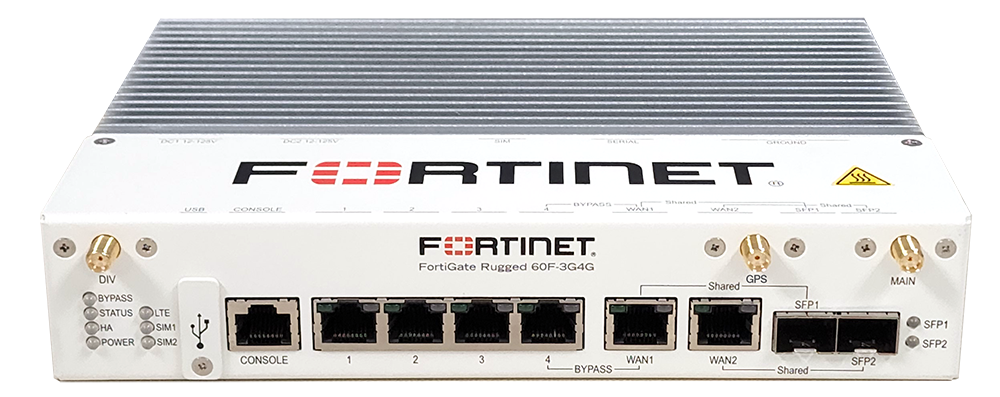 Pare-feu Fortinet FGR-60F-3G4G avec FortiCare et FortiGuard (1 an)