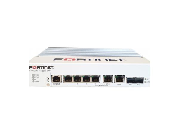 The FortiGateRugged-60F combines robust hardware with advanced security services, tailored for industrial-grade network protection. Bundled with 5 years of FortiCare Premium and FortiGuard Enterprise Protection, it delivers high performance, comprehensive threat detection, and sustained reliability in rugged environments.