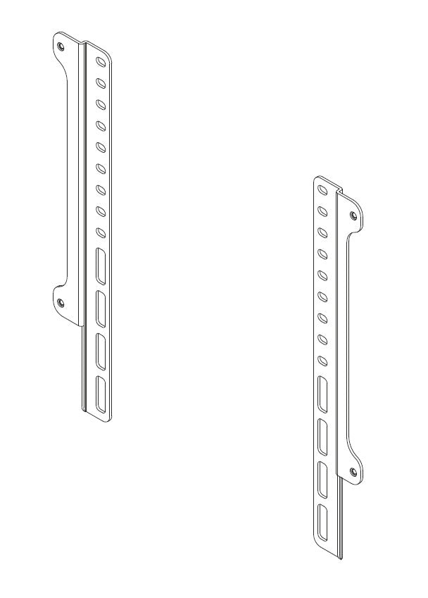 CHIEF FHB5149 4.3" High/Low VESA Offset Bracket