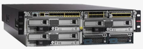 Châssis Cisco Firepower 9300 pour alimentation secteur, 3U, rack 19", 2 blocs d'alimentation