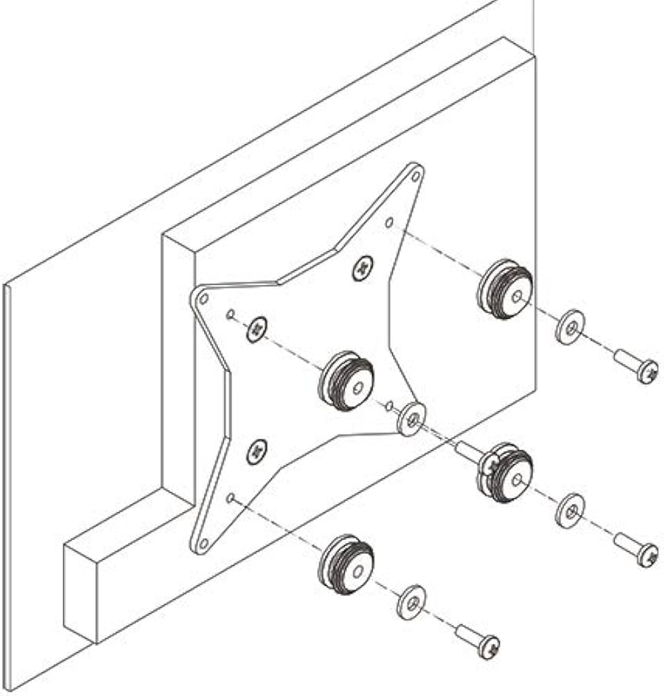 CHIEF FSB4073 SFP Interface Bracket for Samsung DB10B, 50x50mm