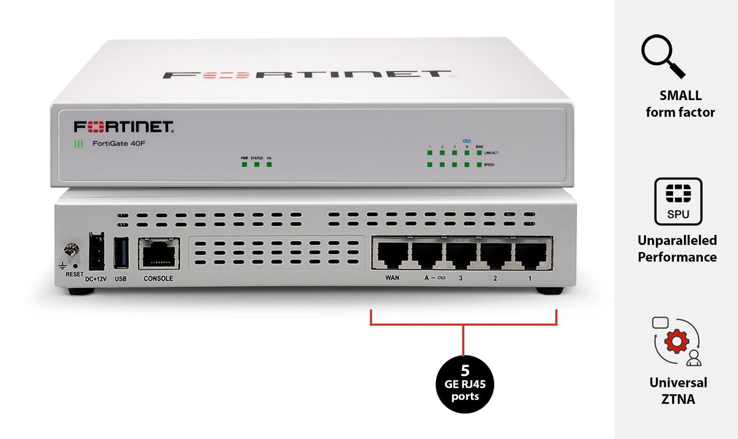 FortiWiFi-40F avec FortiCare et FortiGuard Enterprise Protection pendant 3 ans