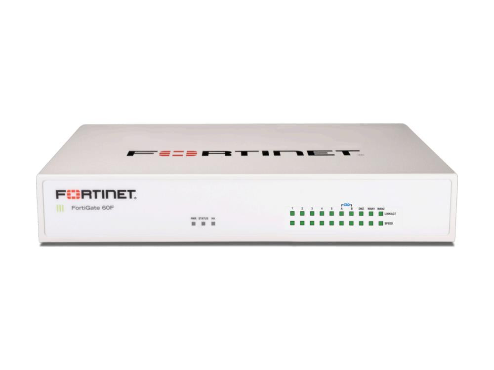 The Fortinet FortiWiFi-60F is a compact all-in-one security appliance bundled with 5 years of FortiCare Premium and FortiGuard Enterprise Protection services. Designed for secure, high-performance networking, this device includes integrated Wi-Fi, Gigabit Ethernet, and advanced threat protection. Ideal for small offices and distributed enterprises.