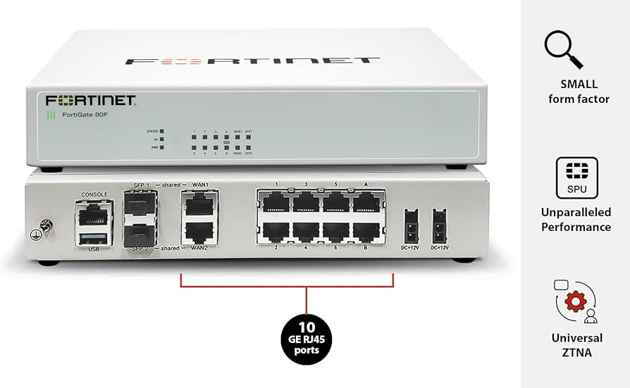 Fortinet FortiWiFi-80F-2R with 3YR Premium & UTP Bundle