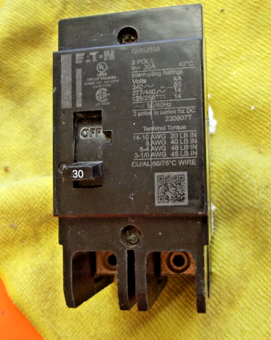 Eaton GHB2030 Two-Pole 30A Power Accessory