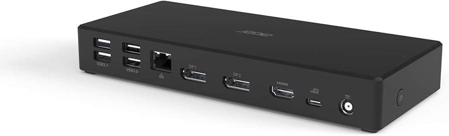 Station d'accueil USB Type-C Acer M501 avec prise en charge du triple affichage