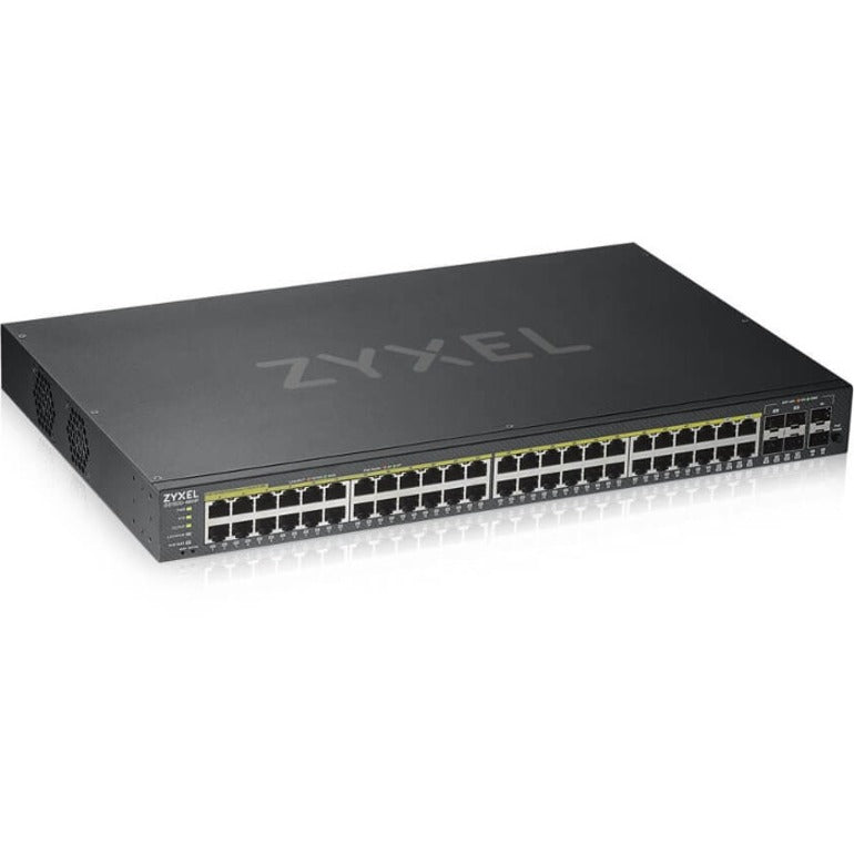 ZYXEL GS1920-48HPv2 50-Port GbE PoE+ Managed Switch, 375W
