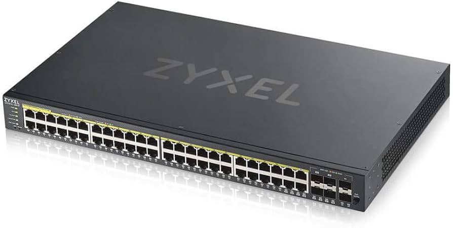 ZYXEL GS1920-48HPv2 50-Port GbE PoE+ Managed Switch, 375W