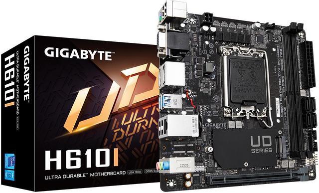 GIGABYTE H610I Mini ITX LGA1700 DDR5 Motherboard