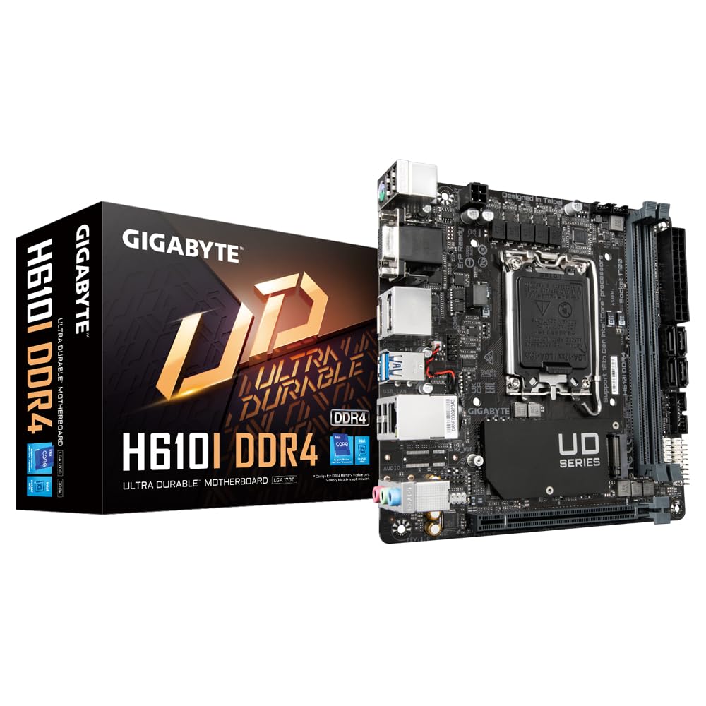 GIGABYTE H610I DDR4 Intel H610 Mini-ITX Motherboard LGA1700