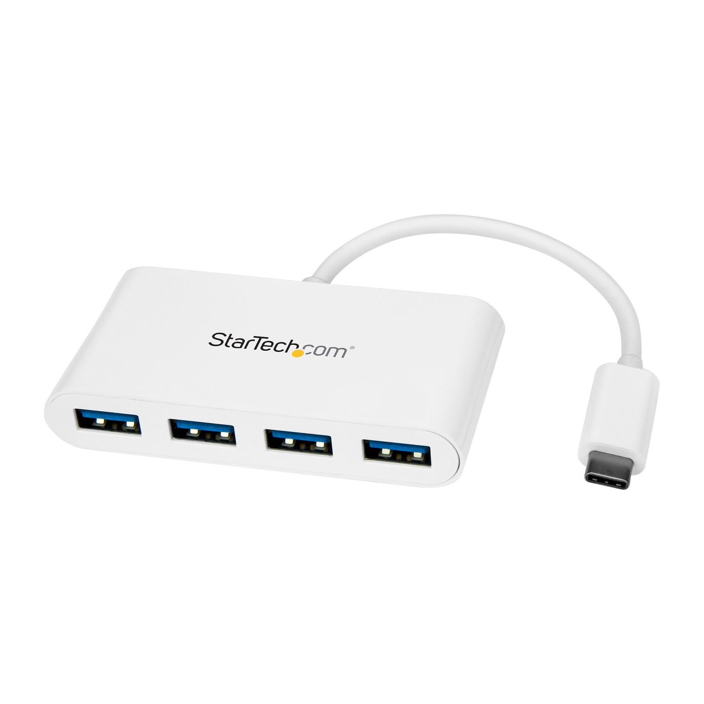 Hub StarTech 4 ports USB-C vers USB-A 5 Gbit/s avec adaptateur secteur