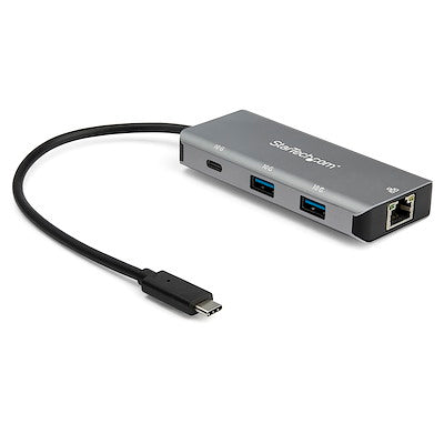 StarTech Hub USB-C 3 ports 10 Gbit/s avec GbE - HB31C2A1CGB