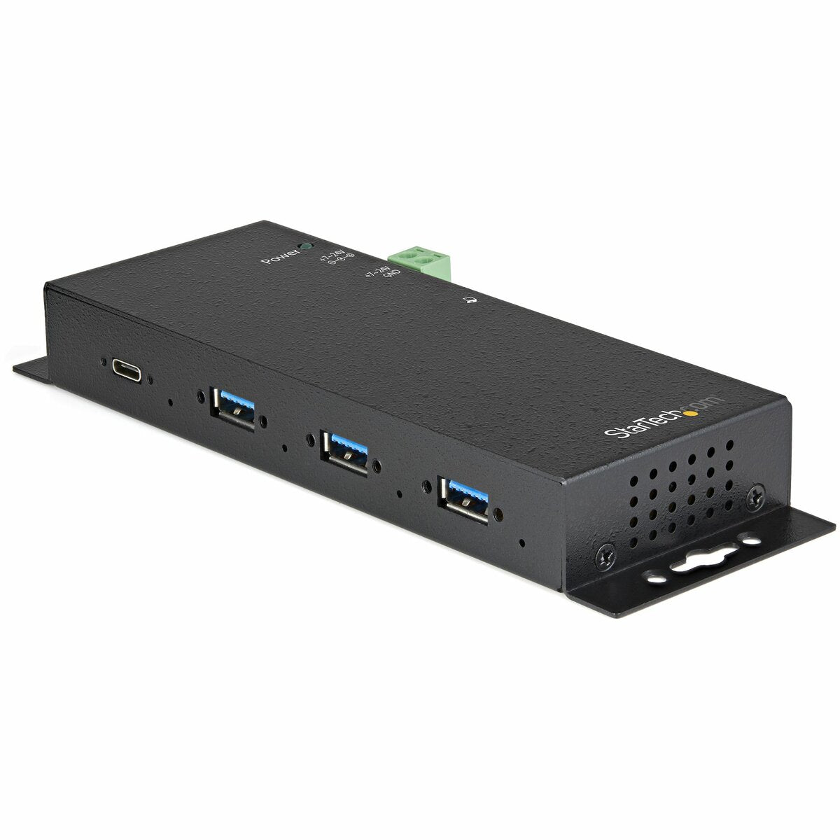 Hub USB-C industriel StarTech 4 ports, 10 Gbit/s, 3 A/1 C, auto-alimenté