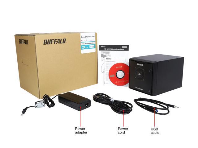 BUFFALO DriveStation Quad 24TB RAID Array HD-QH24TU3R5