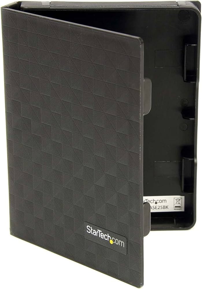 StarTech ANTI-STATIC 2.5in HDD Protector Case, Black, HDDCASE25BK