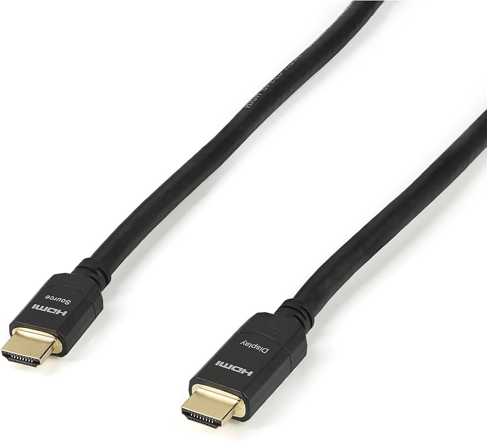 Câble HDMI actif haute vitesse StarTech 24,3 m (M/M 4K) – Connecteurs plaqués or