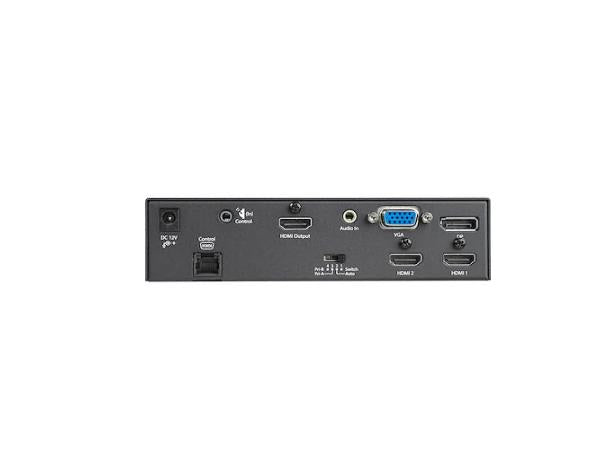 Easily switch between DisplayPort, VGA, or two HDMI source devices to output via a single HDMI display with the StarTech Multi-Input to HDMI Adapter Switch. Designed for seamless integration, this wired switch supports 4K resolution and offers versatile input compatibility, ideal for dynamic workspaces or AV setups. With automatic and priority switching, it ensures a smooth experience across multiple device types.