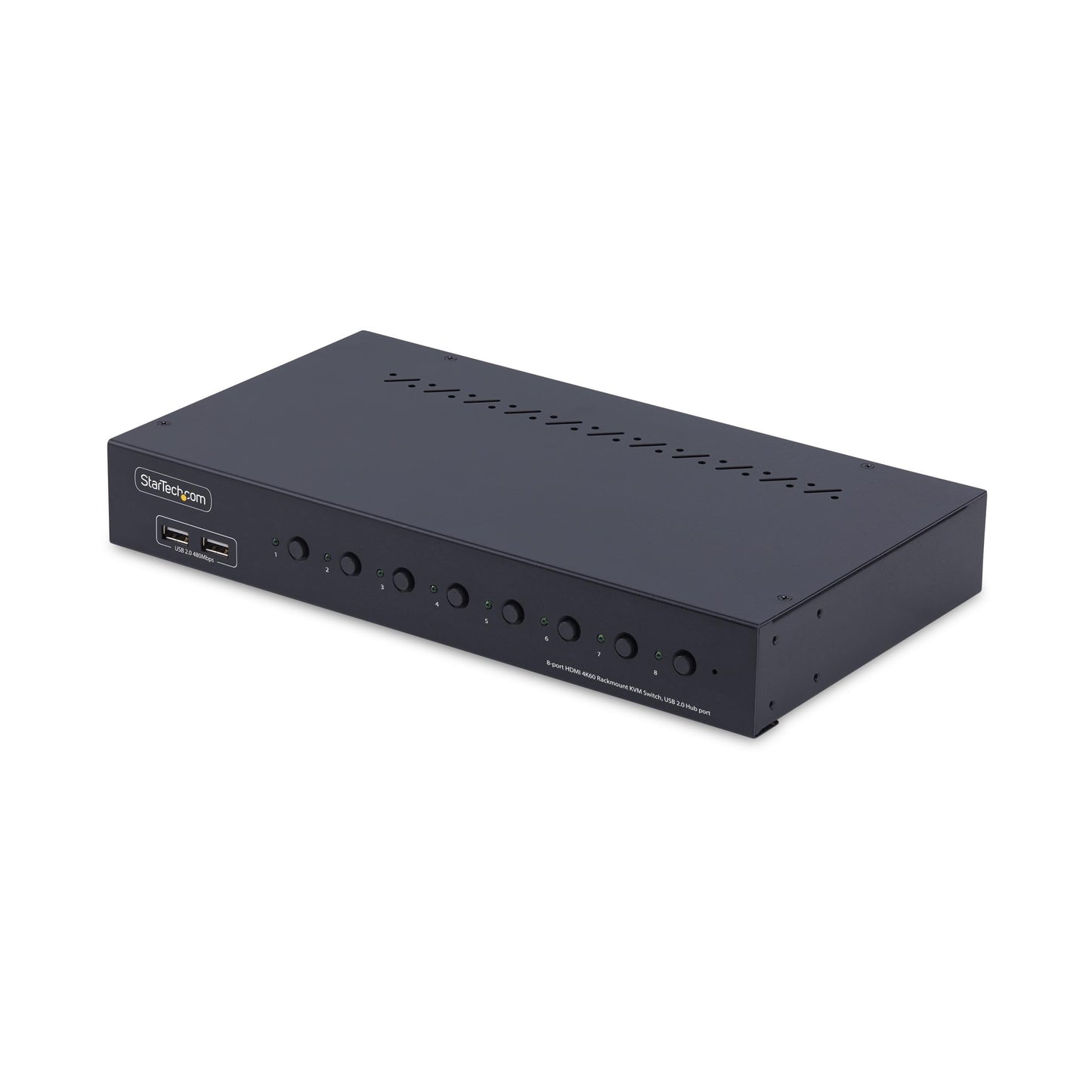 STARTECH 8-Port USB to RS232 Serial Adapter Hub, Rackmount, FTDI, 480 Mbps