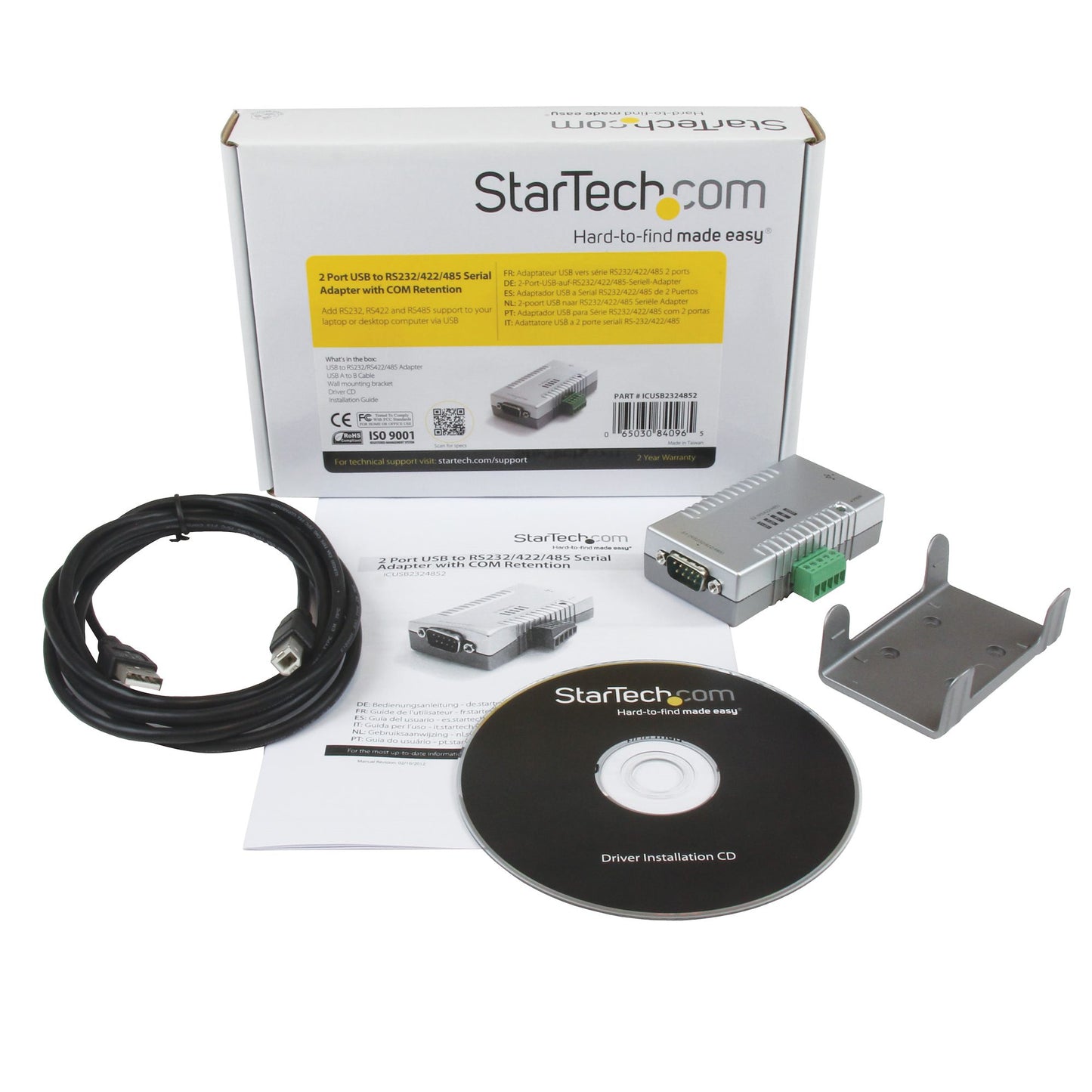 StarTech USB to RS232/422/485 Serial Adapter, ICUSB2324852