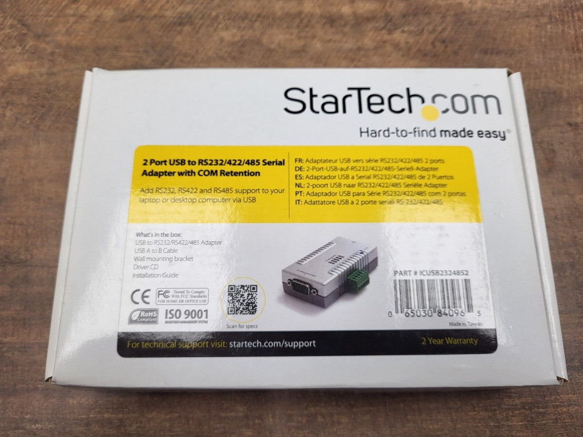 Adaptateur série STARTECH 4 ports USB vers RS232/RS422/RS485