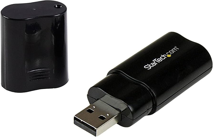 Adaptateur audio stéréo USB STARTECH, carte son externe