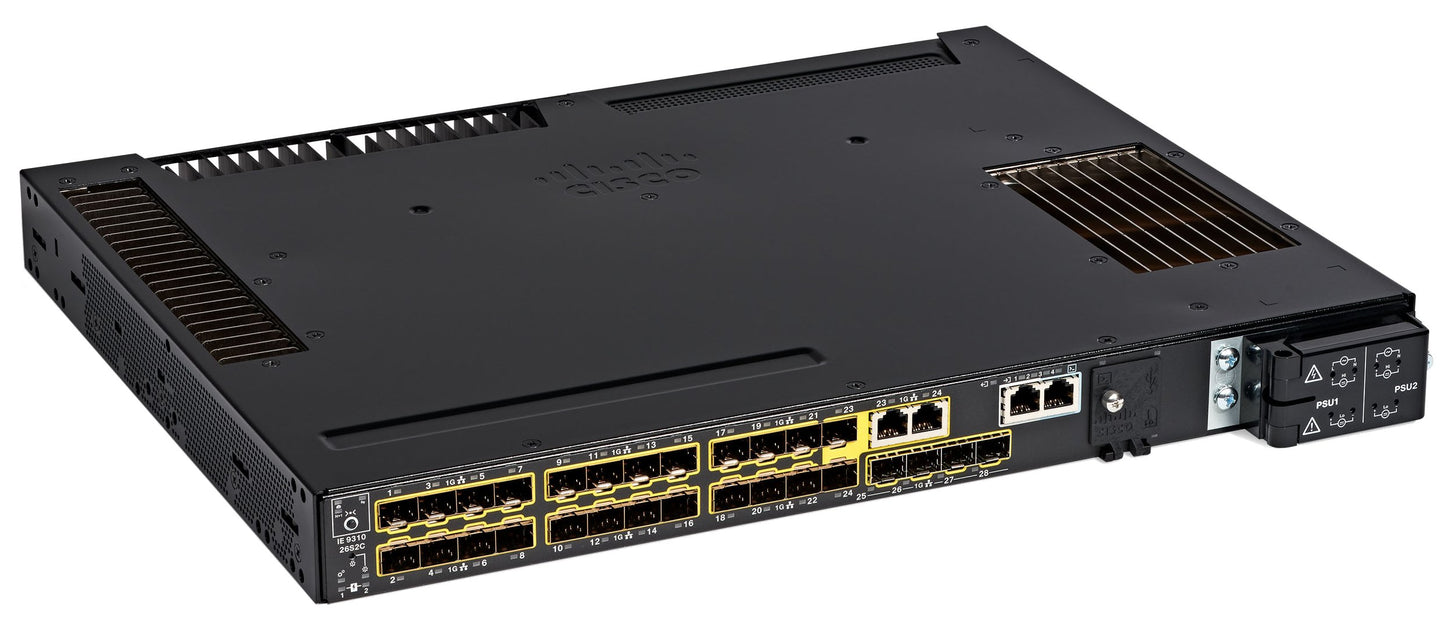 CISCO IE9300, 24 liaisons descendantes SFP GE, 4 liaisons montantes SFP GE