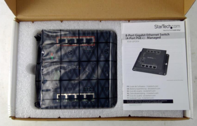 Commutateur PoE Gigabit industriel StarTech 8 ports, 30 W, -40 °C à +75 °C