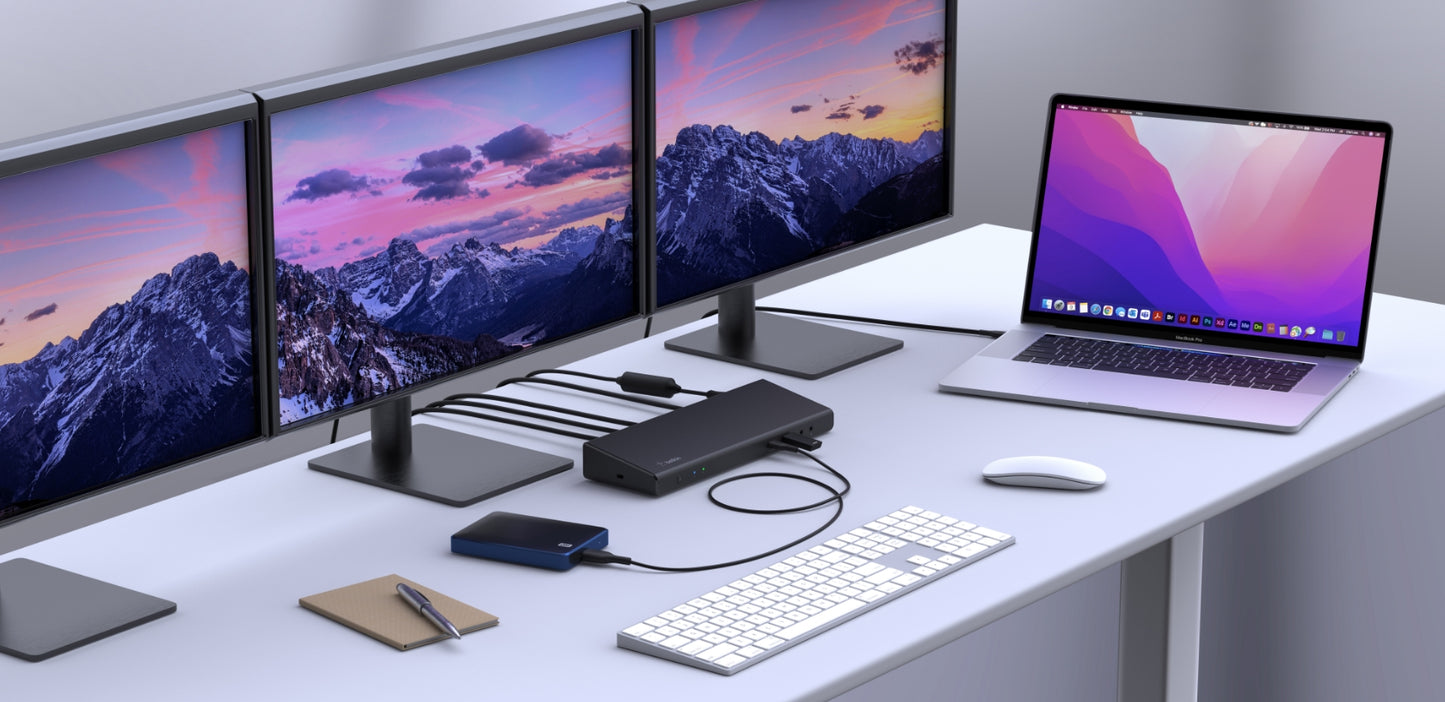 Belkin Universal USB-C Triple Display Dock INC007TTBK